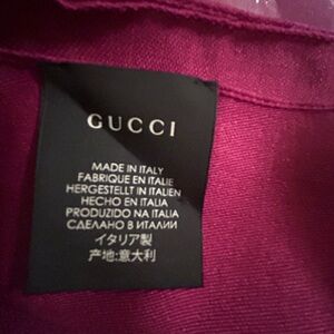 Gucci Vibrant Purple Fabric